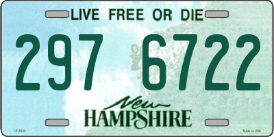NH license plate 2976722