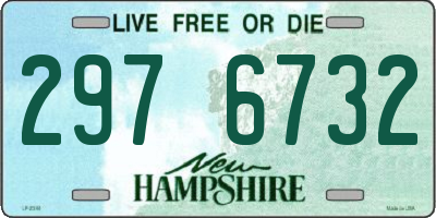 NH license plate 2976732