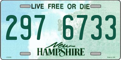 NH license plate 2976733