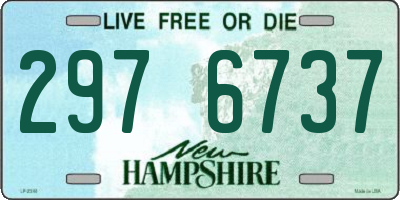 NH license plate 2976737