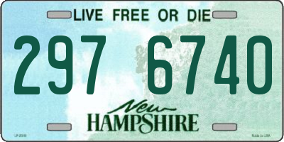 NH license plate 2976740