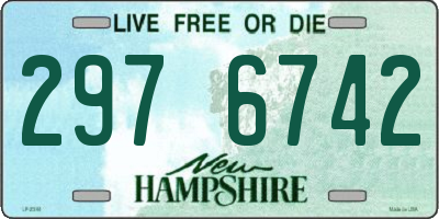 NH license plate 2976742