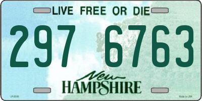 NH license plate 2976763