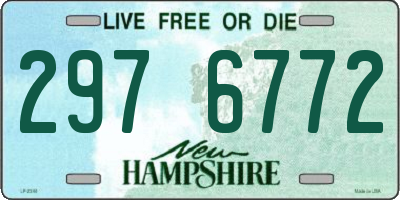 NH license plate 2976772