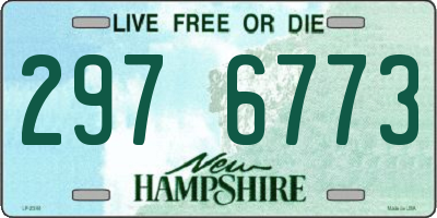 NH license plate 2976773