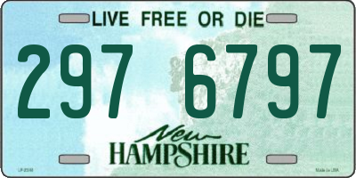 NH license plate 2976797