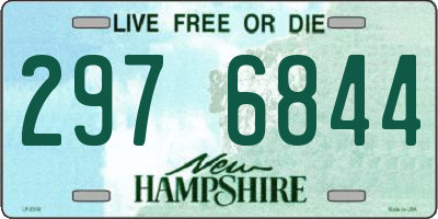 NH license plate 2976844