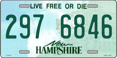 NH license plate 2976846