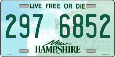 NH license plate 2976852