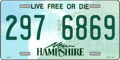NH license plate 2976869