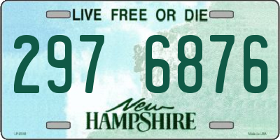 NH license plate 2976876