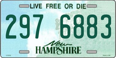 NH license plate 2976883