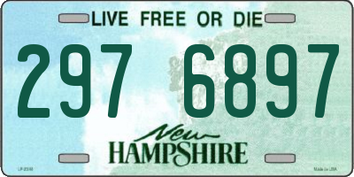 NH license plate 2976897