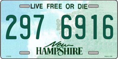 NH license plate 2976916