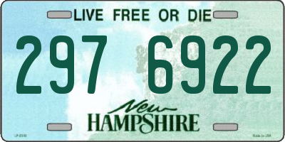 NH license plate 2976922