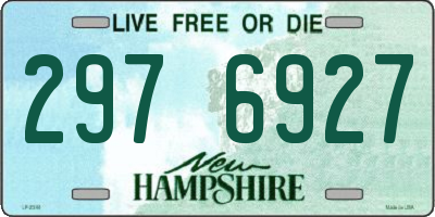 NH license plate 2976927