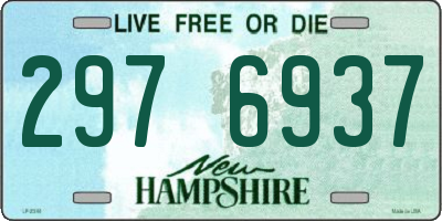 NH license plate 2976937