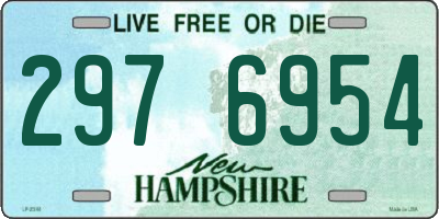 NH license plate 2976954