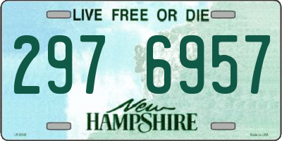 NH license plate 2976957