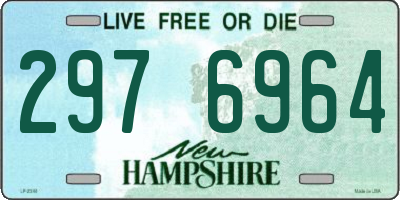 NH license plate 2976964