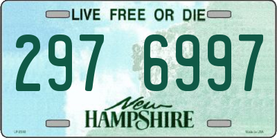 NH license plate 2976997