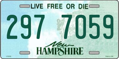 NH license plate 2977059