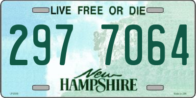 NH license plate 2977064