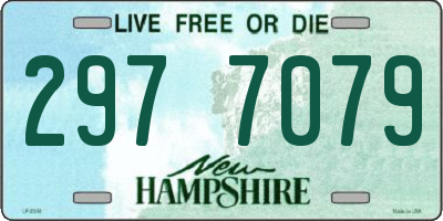 NH license plate 2977079