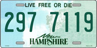 NH license plate 2977119