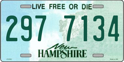 NH license plate 2977134