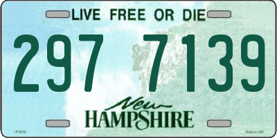 NH license plate 2977139