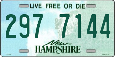 NH license plate 2977144