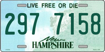 NH license plate 2977158