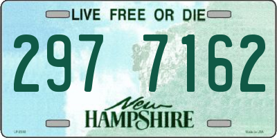 NH license plate 2977162