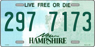 NH license plate 2977173
