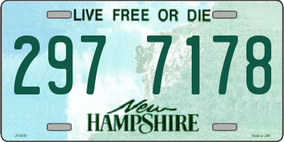 NH license plate 2977178