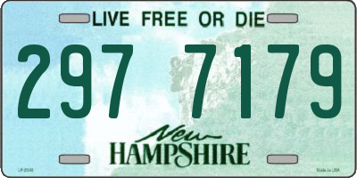 NH license plate 2977179