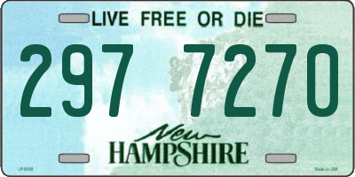NH license plate 2977270
