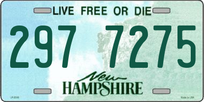 NH license plate 2977275
