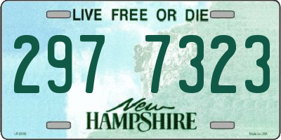 NH license plate 2977323