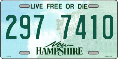 NH license plate 2977410
