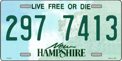 NH license plate 2977413