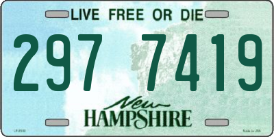NH license plate 2977419