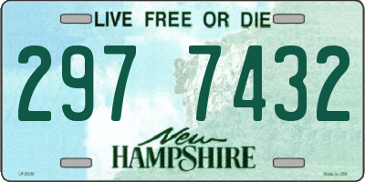 NH license plate 2977432