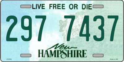 NH license plate 2977437