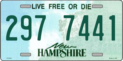 NH license plate 2977441