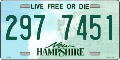 NH license plate 2977451
