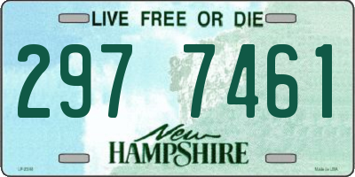 NH license plate 2977461