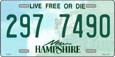 NH license plate 2977490