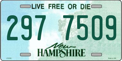 NH license plate 2977509